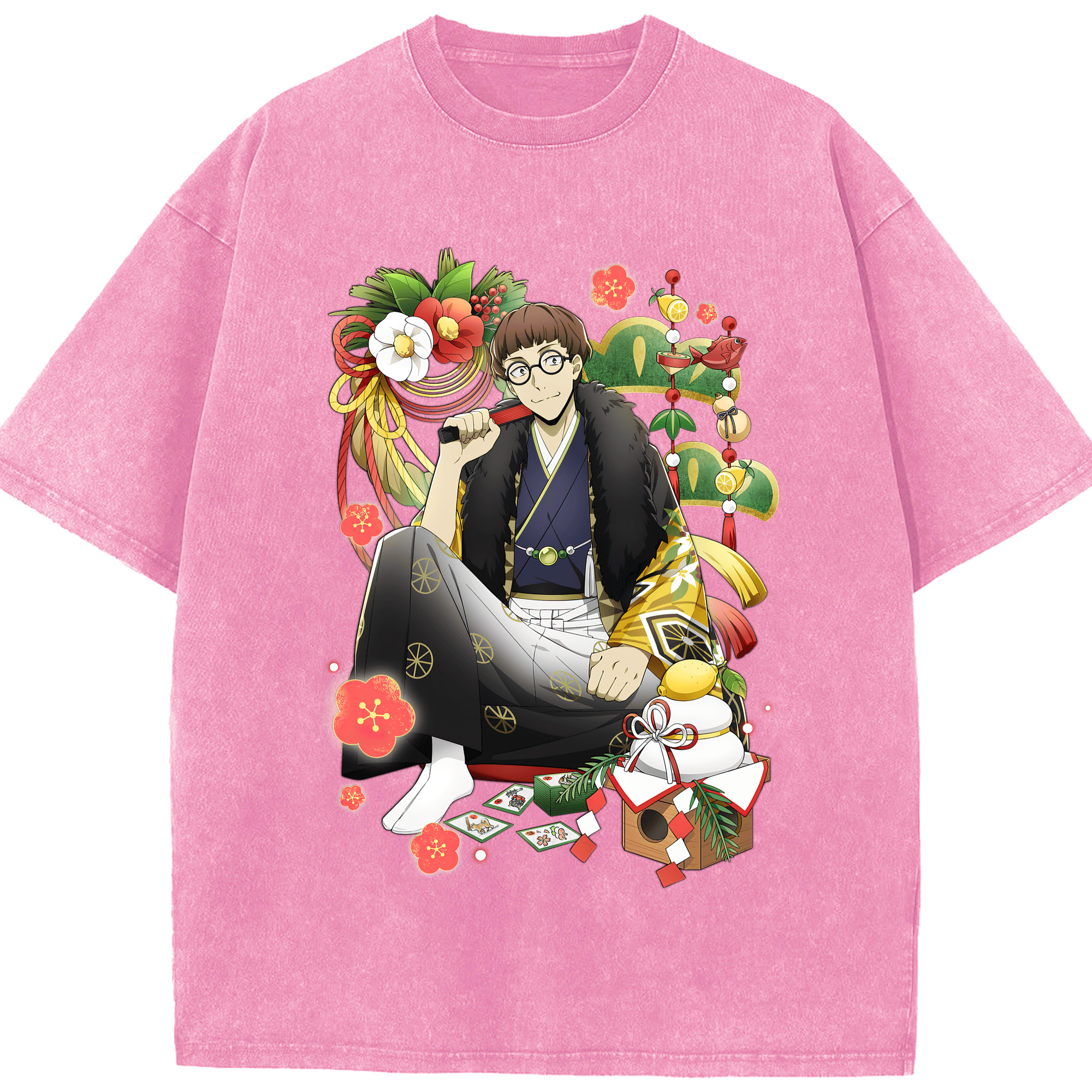 （画像用） 文豪ストレイドッグス Bungo Stray Dogs 綿100% ヴィンテージ風 半袖Tシャツ（フロントプリント）